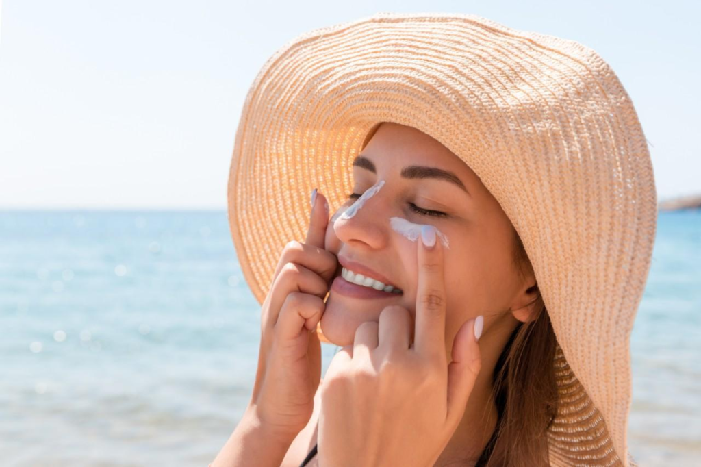 sunscreen for skin illumination